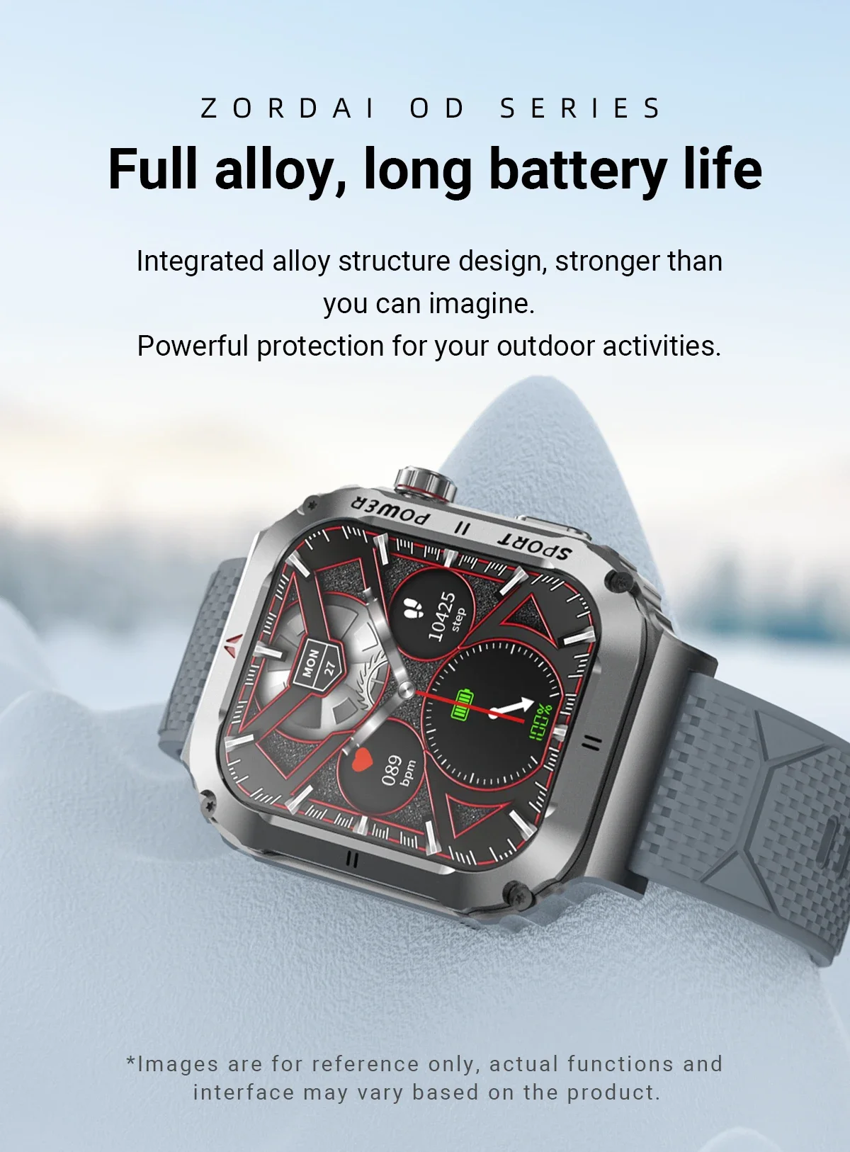 Originale Zordai Od3 Smart Watch Men Compass Bluetooth Call Ourdoor Sport Smartwatch Per Huawei Pk Hk8 Pro Max Hk9 Ultra2 Dt8