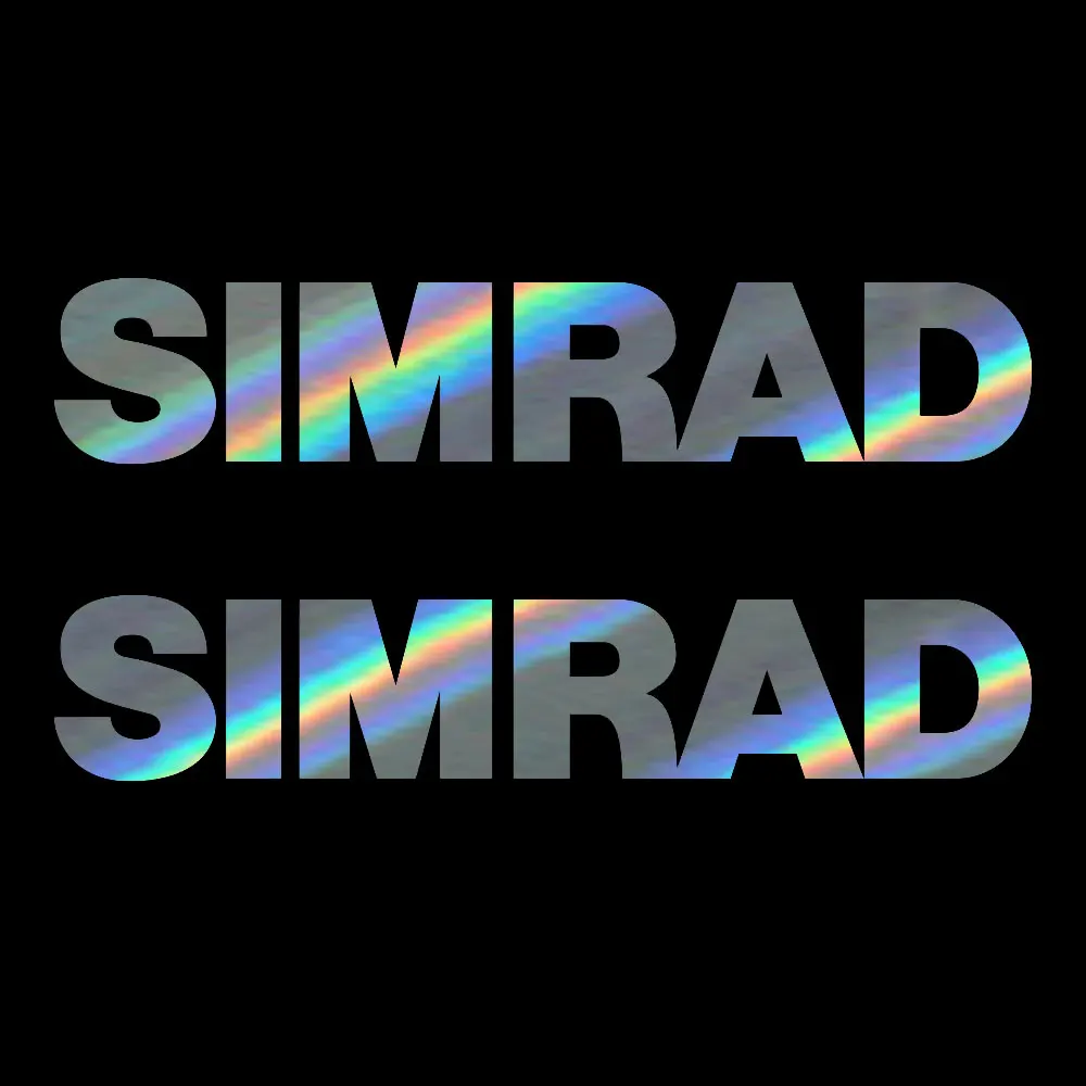 Paia Per Simrad Marine Vinyl Decal Sticker Set Di 2