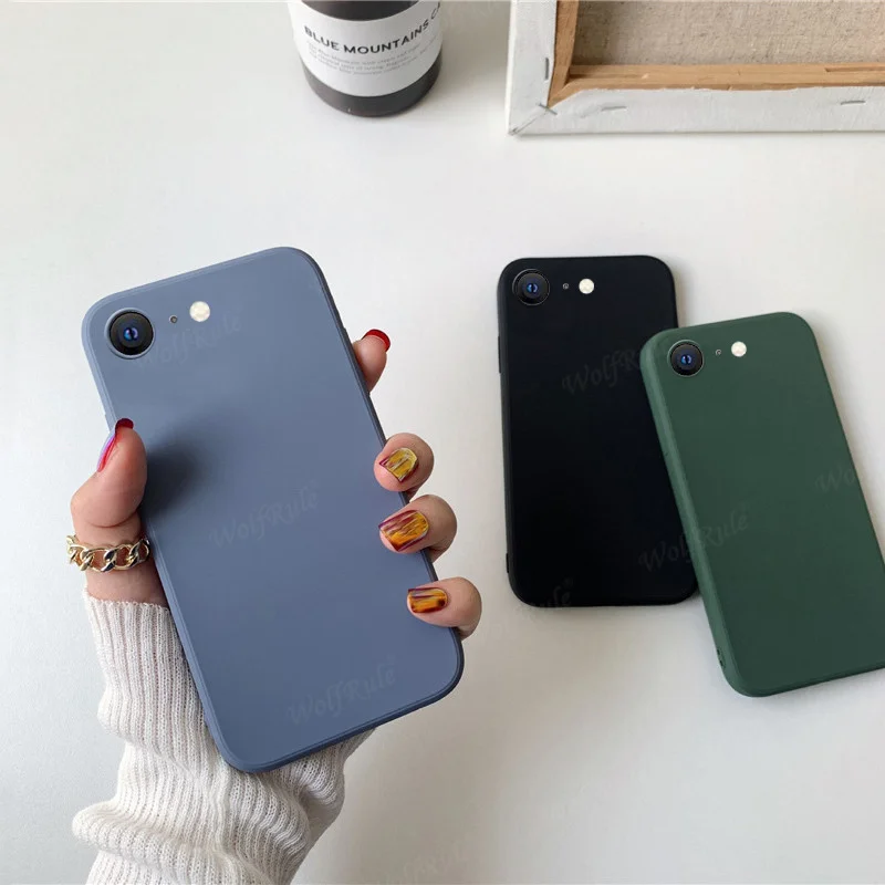 Per Iphone Se 2022 Custodia Per Iphone Se 2022 Cover Antiurto Originale Tpu Cover Morbida Per Iphone 15 14 Pro Max Se 2020 2022 Fundas
