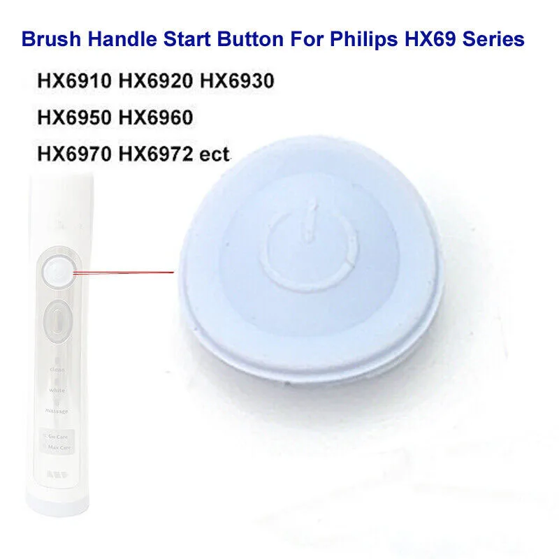 1 Pz Pennello Manico Pulsante Di Avvio Per Philips Per Spazzolino Sonicare Hx6930 Hx6920 Hx6950 Hx6970 Sostituire Parte Pulsante Di Alimentazione