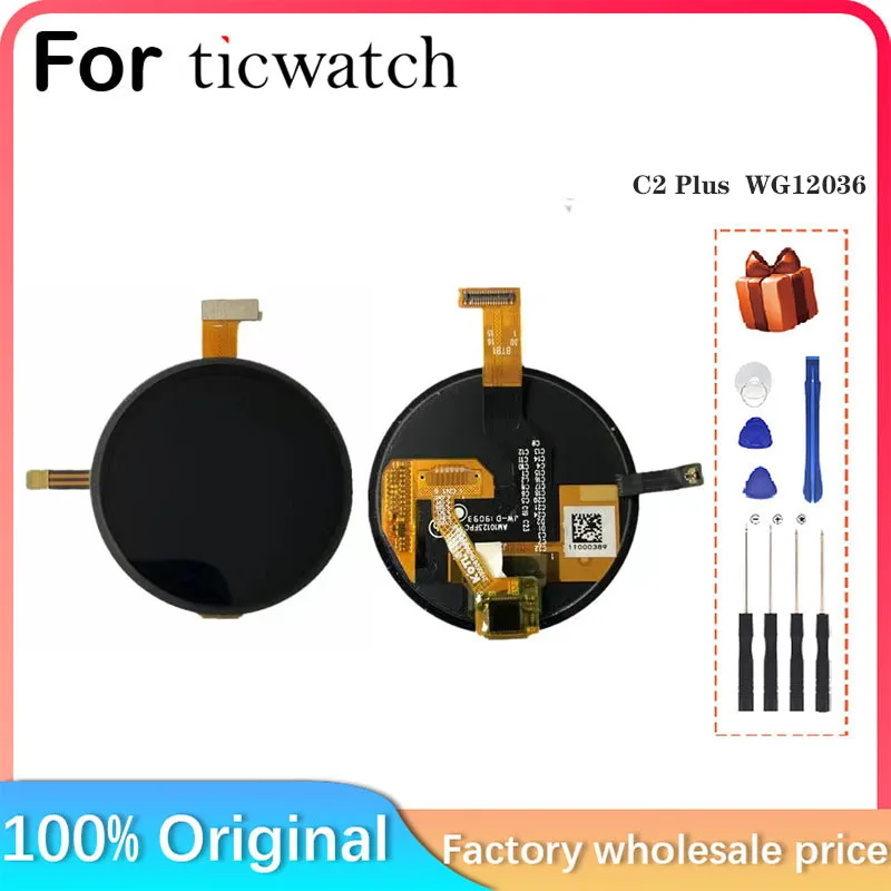 Per Ticwatch C2 2C Plus Wg12036 Smart Watch Display Lcd + Touch, Per Ticwatch C2 2C Plus Lcd Wg12036 Display Lcd Amoled