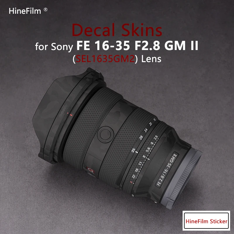 Per Sony 1635 Gm2 Skin 16-35F2.8 Gm2 Pellicola Protettiva Per Sony Fe 16-35Mm F2.8 Gm Ii Lens Decal Skins Sel1635Gm2 Protector Sticker