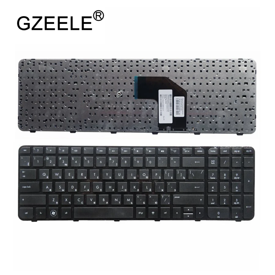 Gzeele Nuovo Ru Tastiera Russa Per La Tastiera Hp Pavilion G6-2364Sr G6-2365Er G6-2365Sr G6-2366Er G6-2367Er Tastiera Russa Telaio Nero