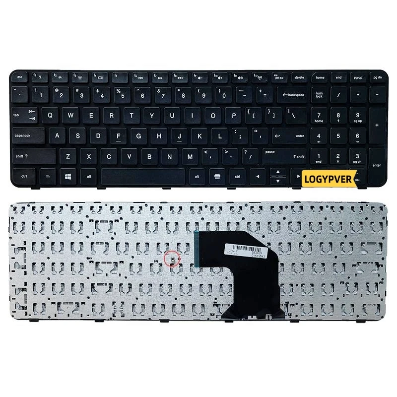 Tastiera Usa Per Laptop Hp Pavilion G6 G6-2000 G6-2100 G6-2001Tx G6-2025Tx G6-2145Tx G6-2025 2147 2146X Inglese Nero