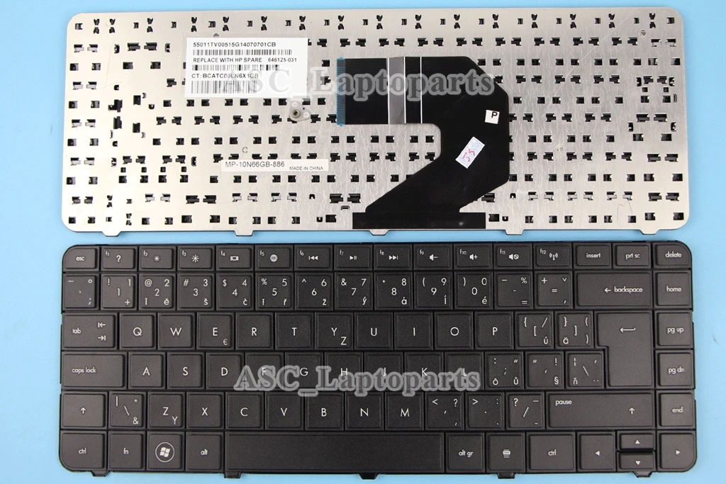 Nuova Tastiera Ceca Slovacchia Per Hp Pavilion G6-1020Na G6-1055Na G6-1080Na G6-1090Na G6-1130Na G6-1150Na G6-1170Na Nero