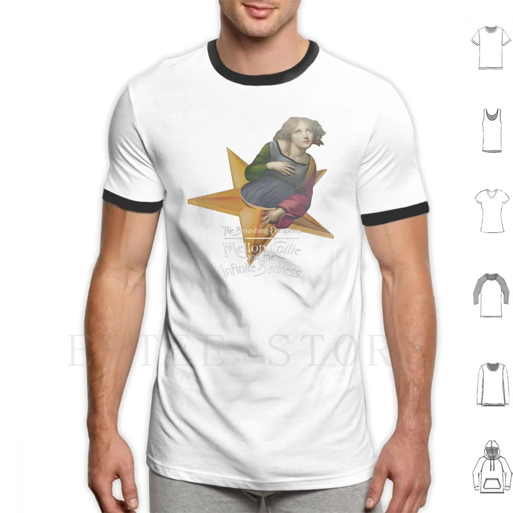 Star Gril T Shirt Fai Da Te Big Size 100% Cotone The Smashing Pumpkins Mellon Collie Alternativa Mellon Collie E The Infinite