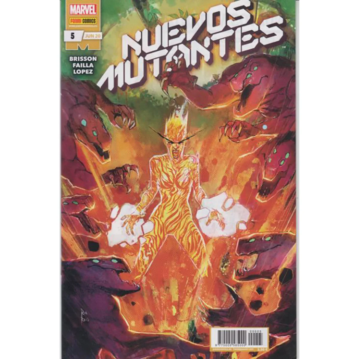 I Nuovi Mutanti N. 5, Ed. Panini, Anno 2020, Scrittore Jonathan Hickman, Fumetti Spagnolo, Fumetti, A Colori