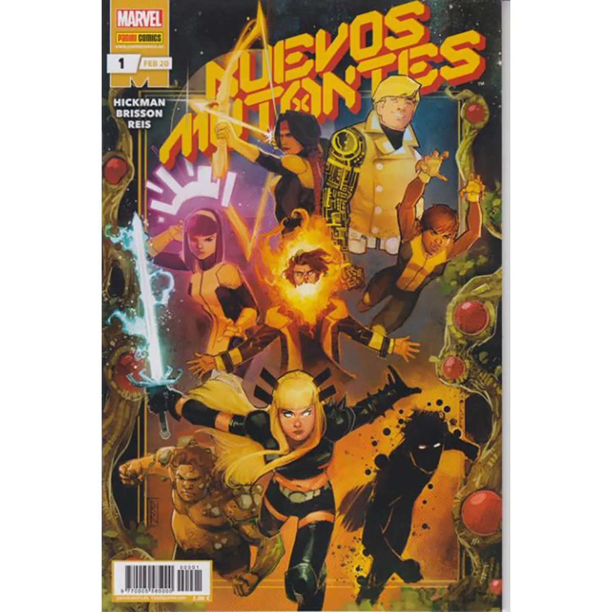I Nuovi Mutanti N. 1, Ed. Panini, Anno 2020, Scrittore Jonathan Hickman, Fumetti Spagnolo, Fumetti, A Colori