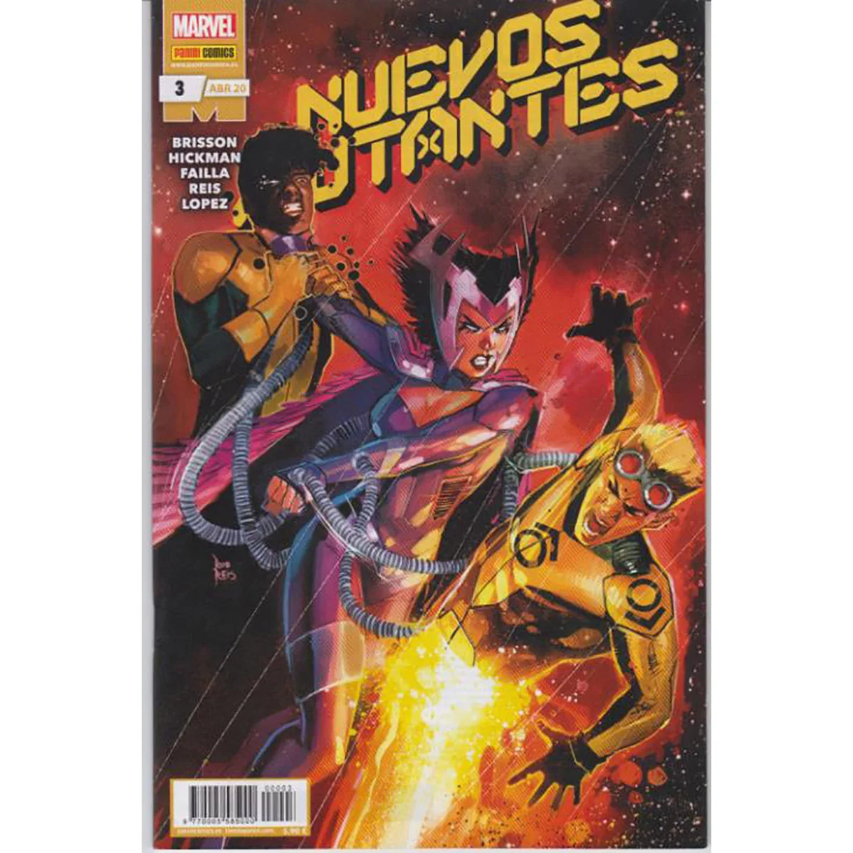 I Nuovi Mutanti N. 3, Ed. Panini, Anno 2020, Scrittore Jonathan Hickman, Fumetti Spagnolo, Fumetti, A Colori