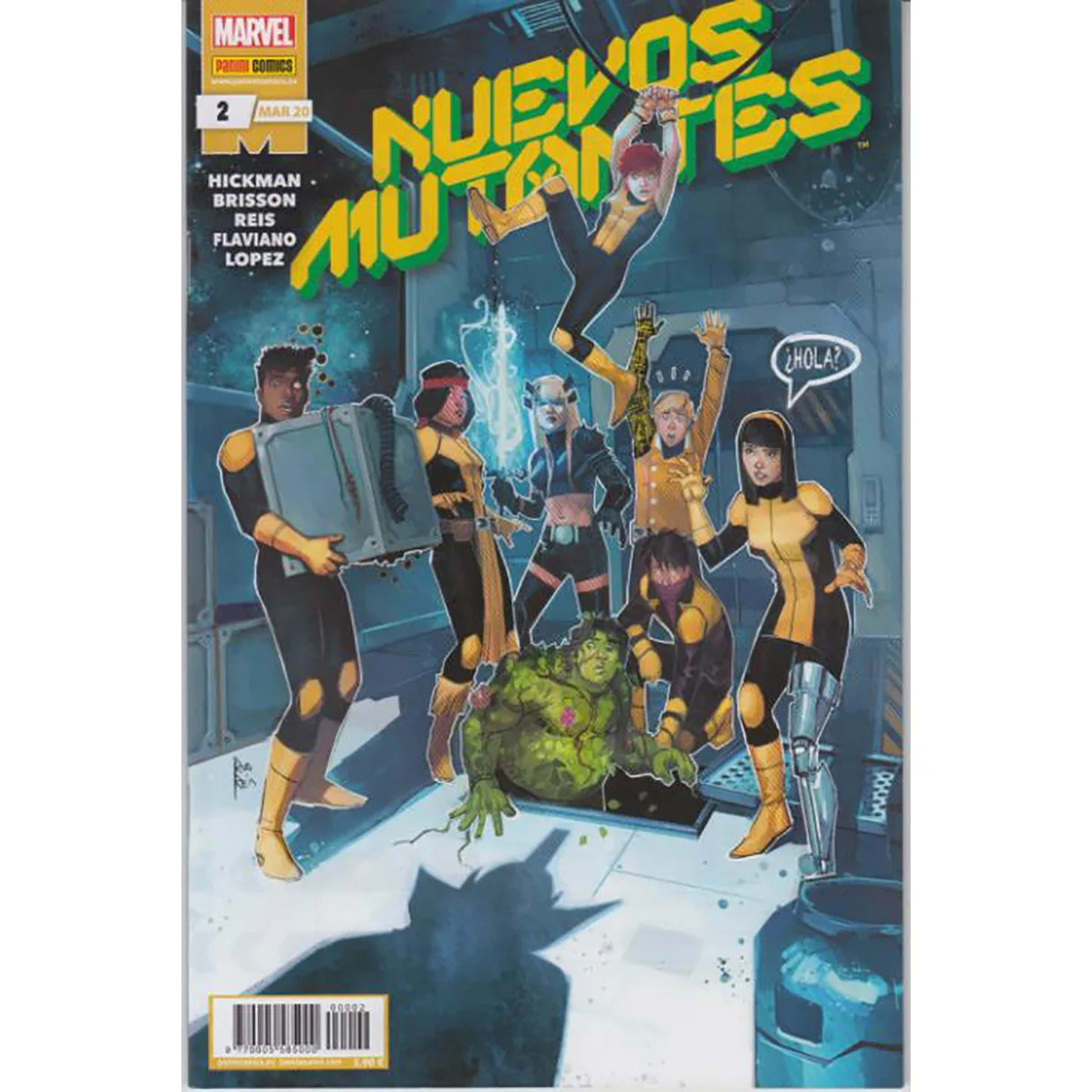I Nuovi Mutanti N. 2, Ed. Panini, Anno 2020, Scrittore Jonathan Hickman, Fumetti Spagnolo, Fumetti, A Colori