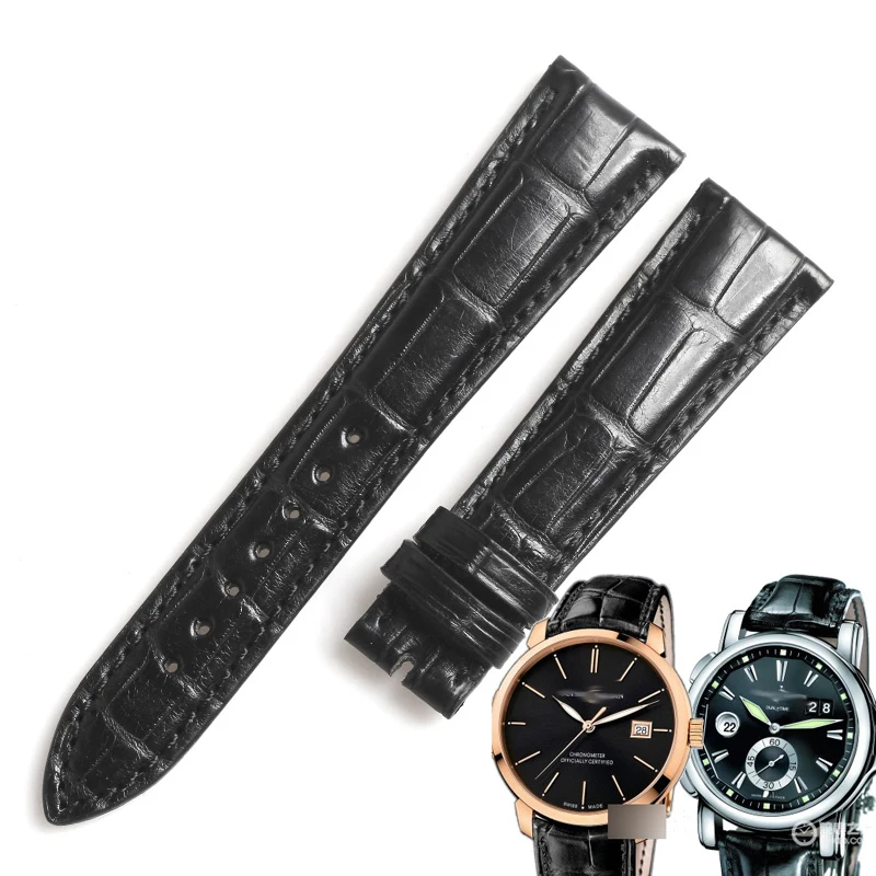 Wentula Cinturini Per Ulysse Nardin Classico 8156 Pelle Di Alligatore/Grana Di Coccodrillo