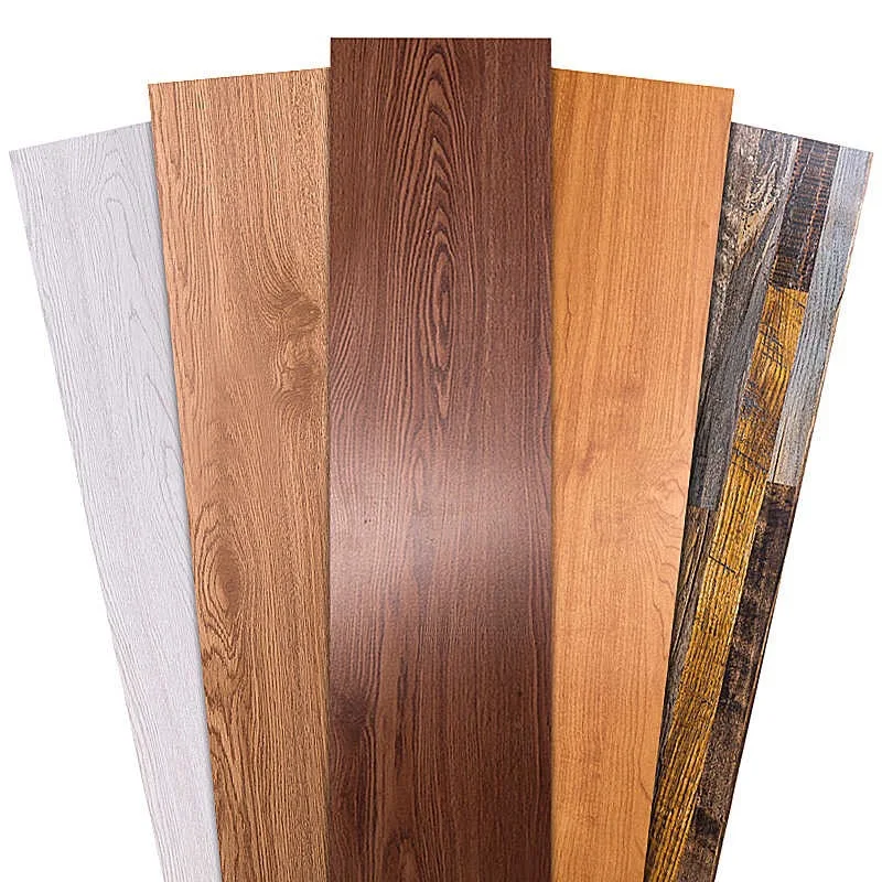 Eco Oem Odm Effetto Parquet A Grana Di Legno Incollare Tavole Di Vinile In Legno Piastrelle Pavimento In Pvc Per La Casa