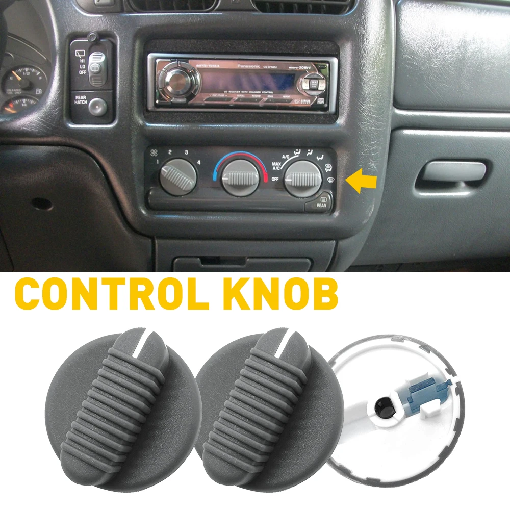 3 Pz/Set Manopola Interruttore Di Controllo Aria Condizionata Per Chevrolet Blazer S-10 Gmc Jimmy Sonoma 1998-2005 Accessori Interni Auto