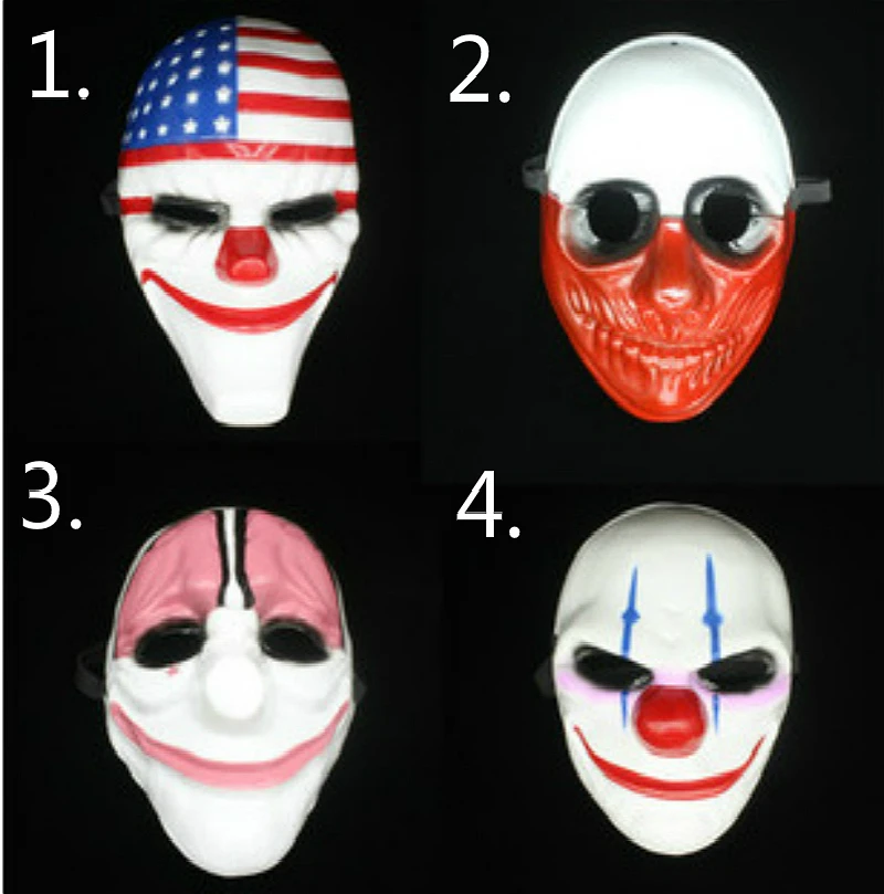 Maschere Da Clown Per Festa In Maschera Maschera Da Clown Spaventosi Maschera Da Giorno 2 Halloween Maschera Orribile Maschera Per Graffiti Maschera A