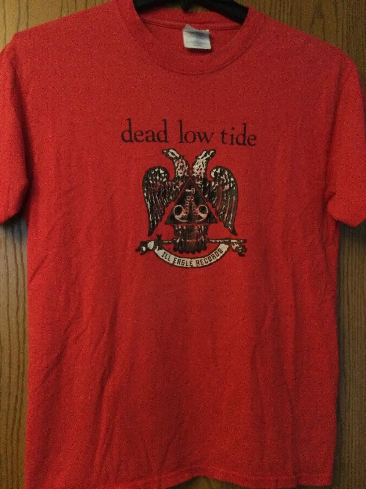 Dead Low Tide Ill Eagle Record Camicia Rossa M Port & Company