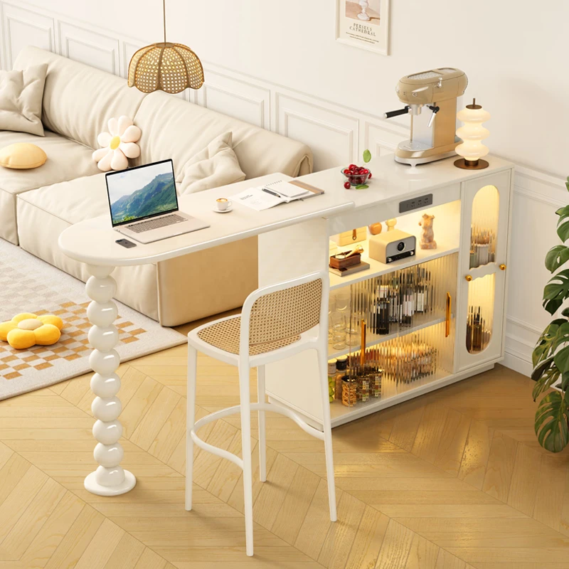 Storage Barman Bar Table Set Estetici Coffee Glass Art Bar Counter Table Piccola Reception Muebles De Cocina Lounge Furniture