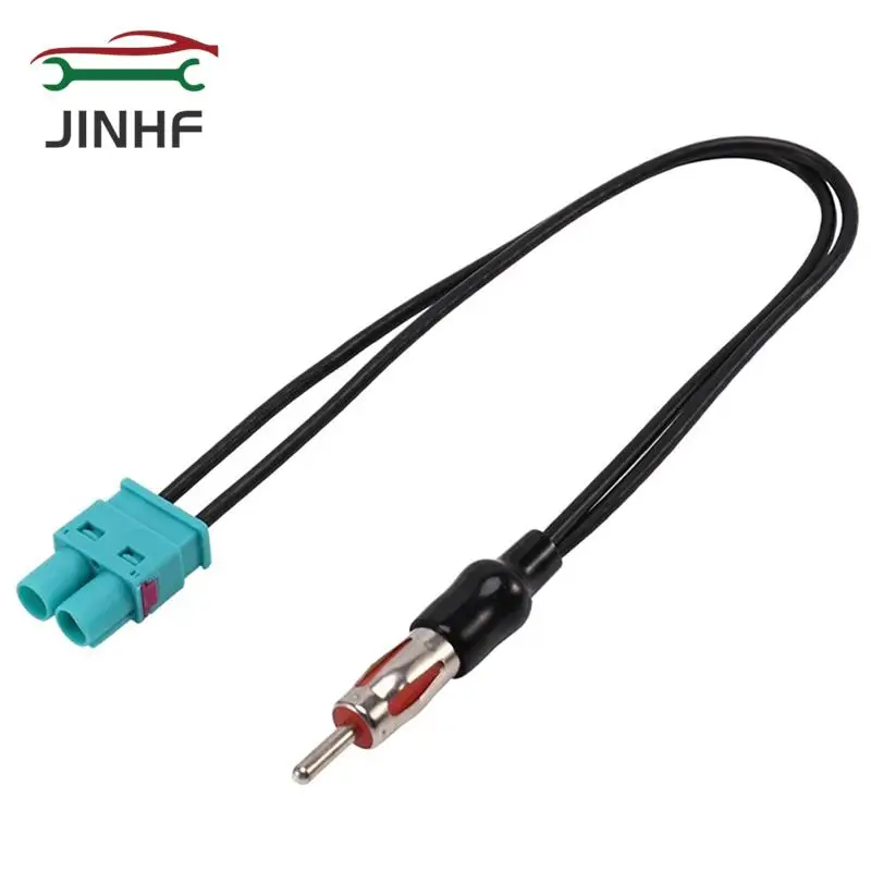 1Pc Car Audio Cable Adapter Antenna Dual Femmina Fakra Radio A Standard Moto Din Maschio Antenna Adattatore