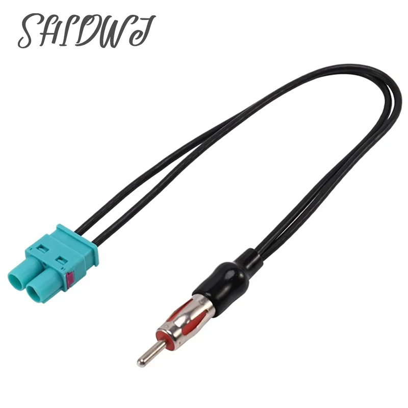 1Pc Car Audio Cable Adapter Antenna Dual Femmina Fakra Radio A Standard Moto Din Maschio Antenna Adattatore