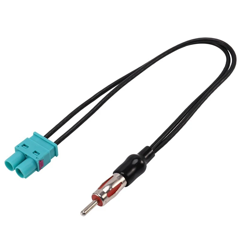 1Pc Car Audio Cable Adapter Antenna Dual Femmina Fakra Radio A Standard Moto Din Maschio Antenna Adattatore