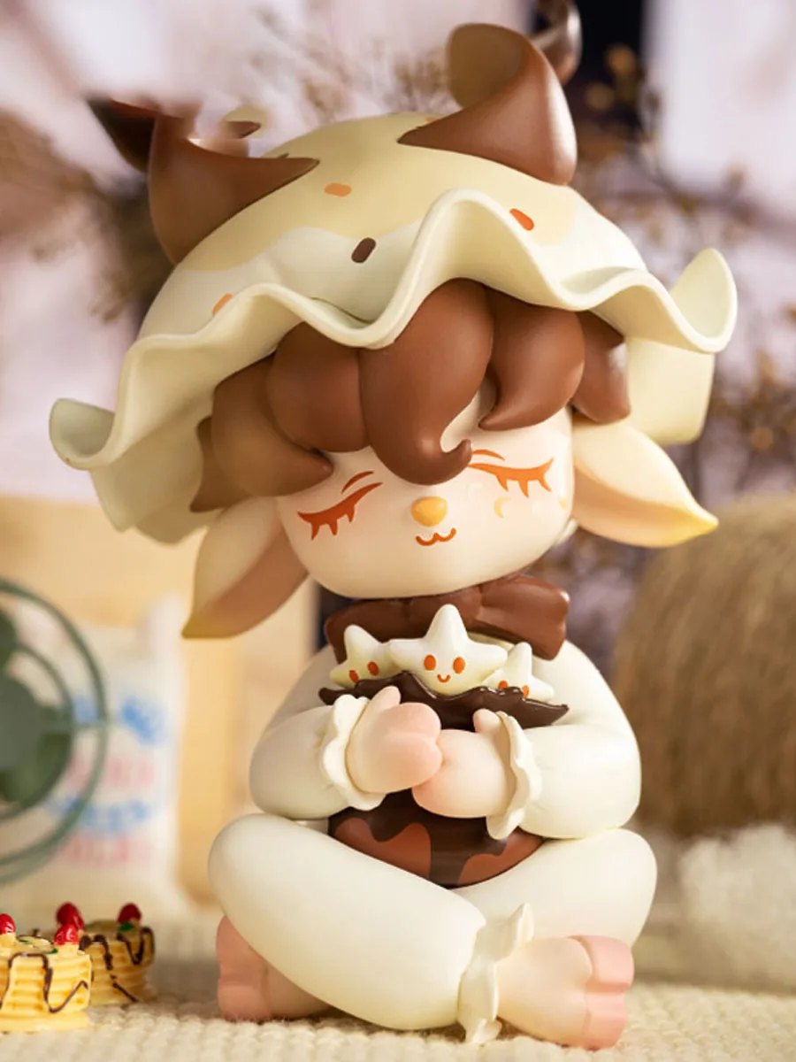 Sleeping God Baby Day Dream Abile 13Cm Limited Edition Action Anime Figures Kawaii Desk Surprise Doll Toy For Girls Gifts