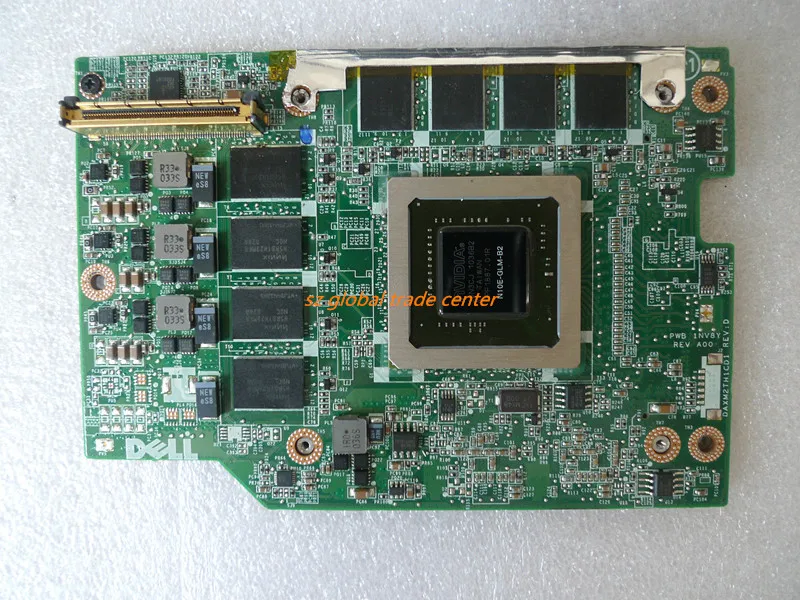 Scheda Video Grafica Originale Fx 2800M N10E-Glm-B2 Nvidia Quadro Ddr3 1Gb Mxm 3.0 258Mtfor Dell Precision M6400 M6500 Laptop