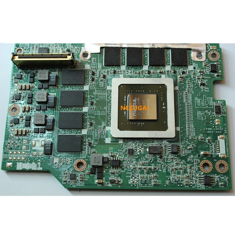 Scheda Video Grafica Quadro Fx 2800M N10E-Glm-B2 Nvidia Ddr3 1Gb Mxm B 3.0 258Mt Per Laptop Dell Precision M6400 M6500