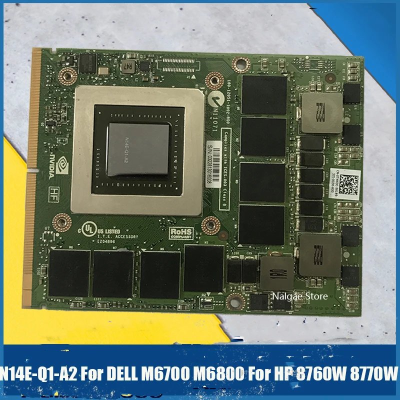 K3000M K 3000M N14E-Q1-A2 Video Scheda Grafica Vga Per Latop Dell Precisione M6700 M6800 Hp 8760W 8770W 8740W