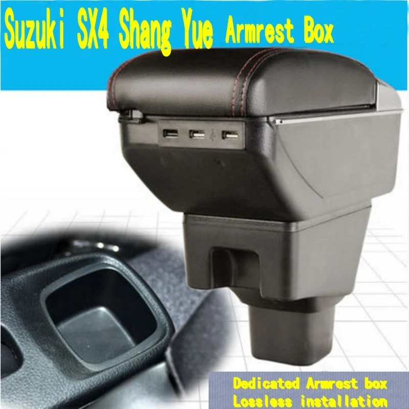 Bracciolo Per Bracciolo Suzuki Sx4 Box Center Center Console Storage Ruotabile