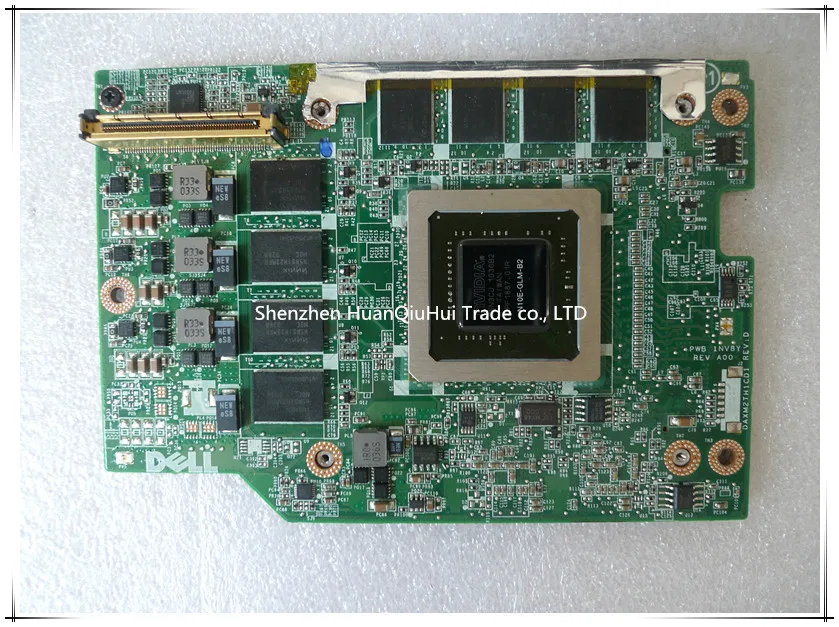 Scheda Video Grafica Quadro Fx 2800M N10E-Glm-B2 Nvidia Ddr3 1Gb Mxm B 3.0 258Mt Per Laptop Dell Precision M6400 M6500