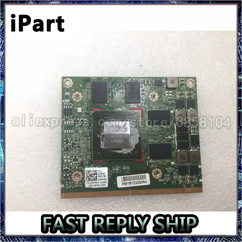 Per Dell M4600-Nvidia-Quadro-2000M-2Gb-Sdram-Video-Card-Graphic Cn-0Pmy8Y 0 Pmy8Y Pmy8Y