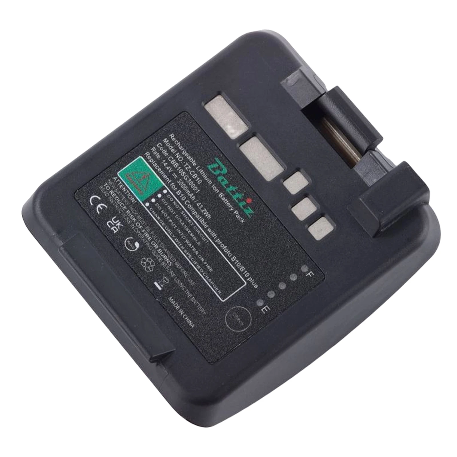 Skonppu Batteria Ricaricabile Agli Ioni Di Litio Per Batterie Agli Ioni Di Litio Serie Profoto B10 B10X Plus Decodifica Completa Grande Capacità 14.4V