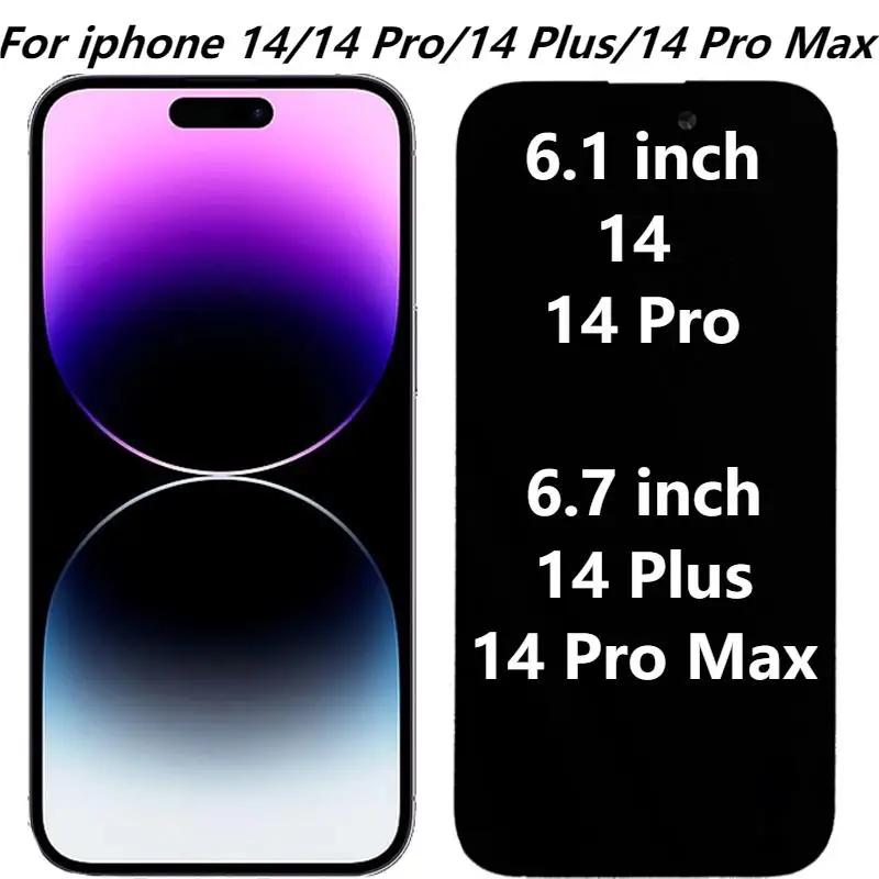 Originale 6.1 "/6.7" Per Apple Iphone 14/14 Plus/14 Pro/14 Pro Max Display Lcd Touch Screen Digitizer Assembly Repair Sostituisci