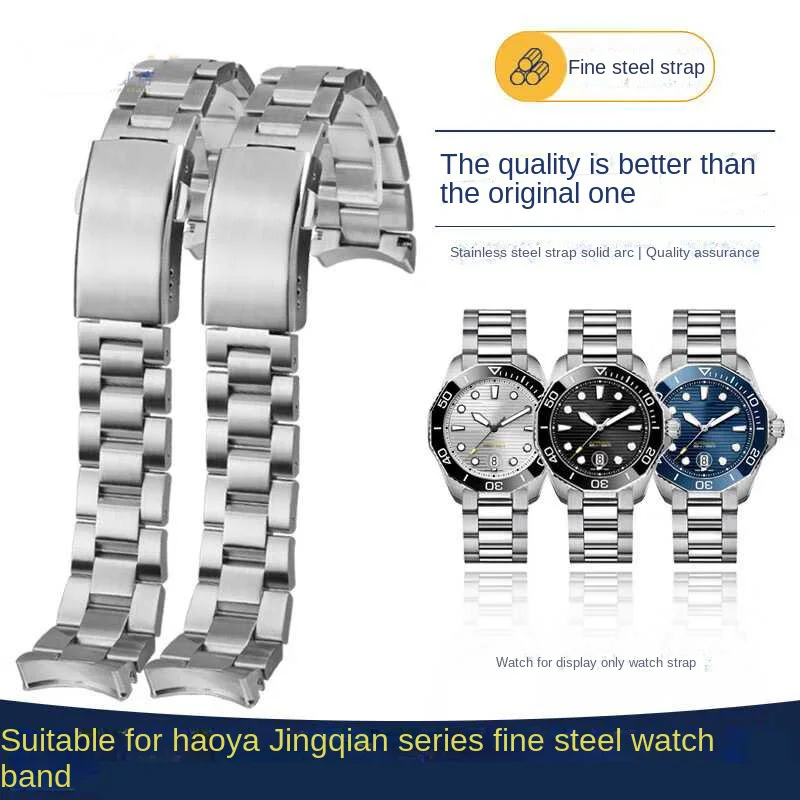 Cinturino Solido In Acciaio Inossidabile Per Tag Heuer Way201A Way211A Series Potenziale Competitivo 21Mm 22Mm Cinturino Per Orologio Maschile
