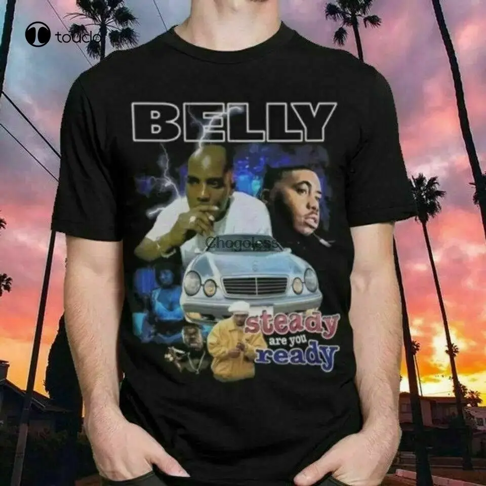Dmx Nas Belly Movie Cover Tee T-Shirt Cotone Taglia S-3Xl
