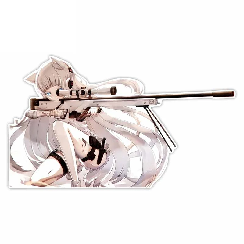 Fuzhen Boutique Decalcomanie Accessori Esterni Anime Girls Frontline Adesivi Per Auto Windows Decalcomania Vinile Impermeabile Campervan Sticker