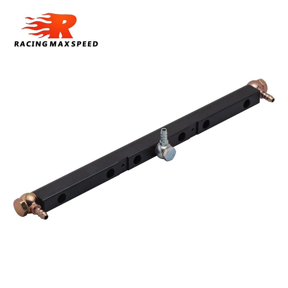 Kit Binario Carburante In Alluminio Ad Alto Flusso Per Compressore Turbo Vr6 Nero Fr-02-Bk
