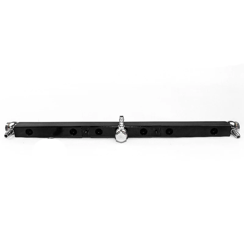 High Flow Aluminum Fuel Rail Kit For Vr6 Turbo Compressor Black Fr-02-Bk