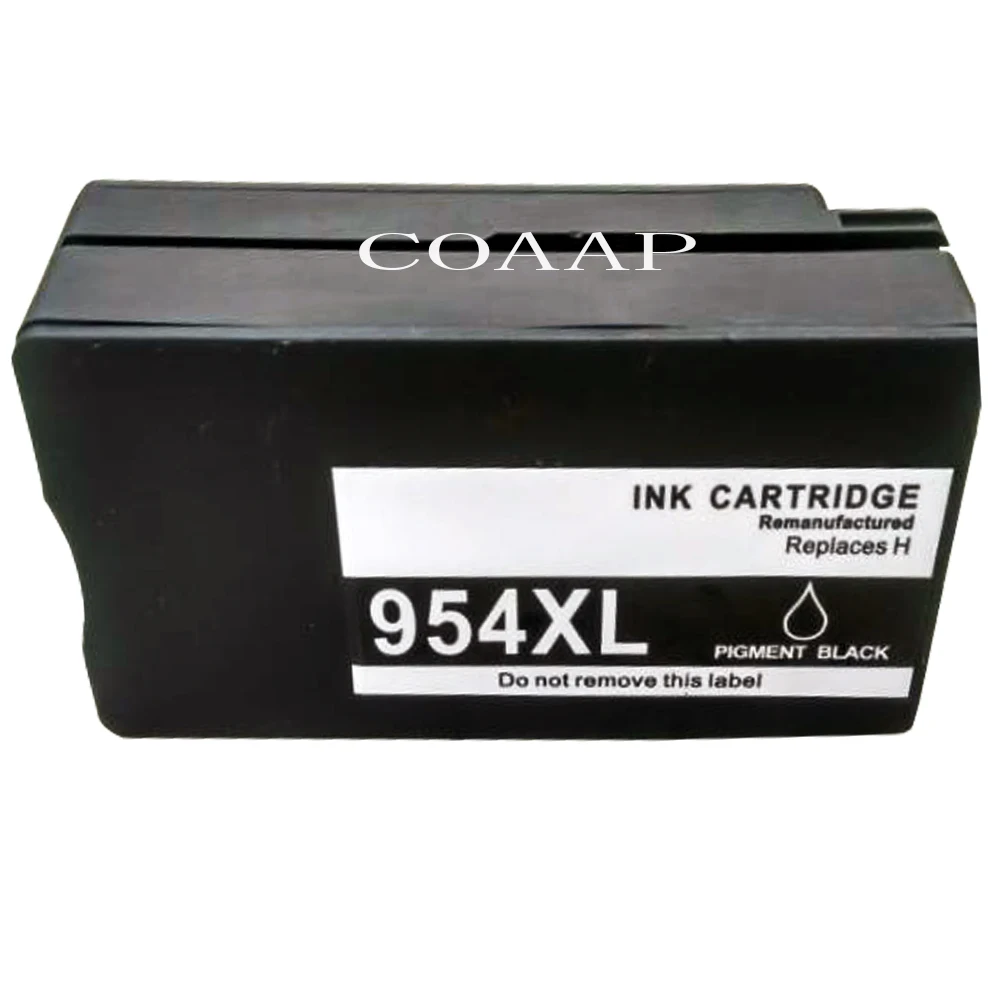 1X Cartuccia Di Inchiostro Di Ricambio Per Hp 954 Riempito Nero Officejet Pro 7740 8210 8710 8716 8720 8725 8730 8740 Tutti I-In-One Printer