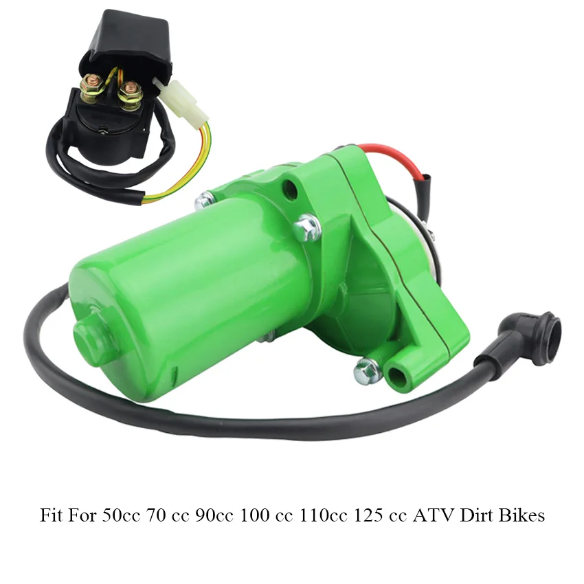 Relè Di Avviamento 3 Bulloni Adatto Per 50Cc 70 Cc 90Cc 100 Cc 110Cc 125 Cc Atv Dirt Bikes Go Kart Cinese Pit Bike Quad 4 Ruote Dune