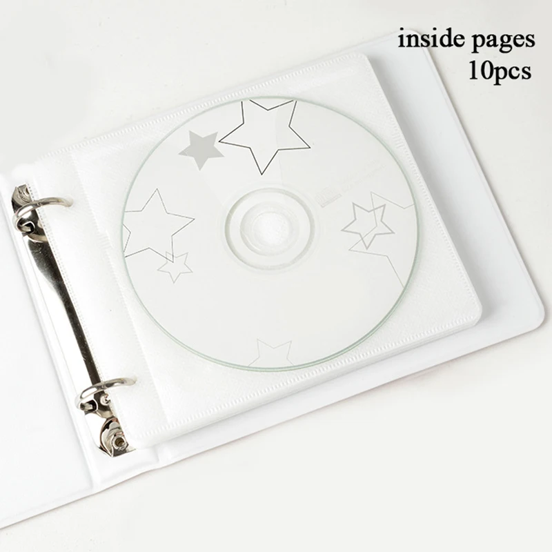 Cute Bear Cd Case Holder Organizer Raccoglitore Dvd Portatile Raccogliere Libro Photo Album Storage Bag 20 Capacità Kpop Card Case All'Ingrosso