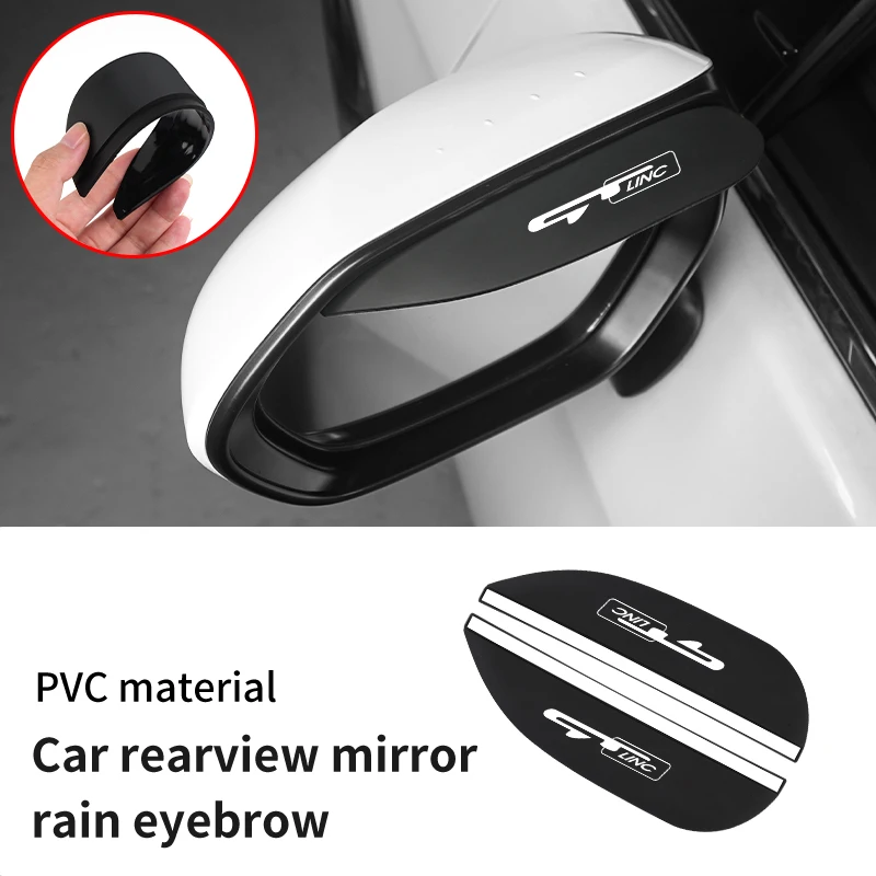 2Pcs Car Mirror Rain Protector Pvc Specchietto Retrovisore Copertura Antipioggia Per Kia K5 Rio Optima Sportage Ceed Soul Picanto Tronic Venga