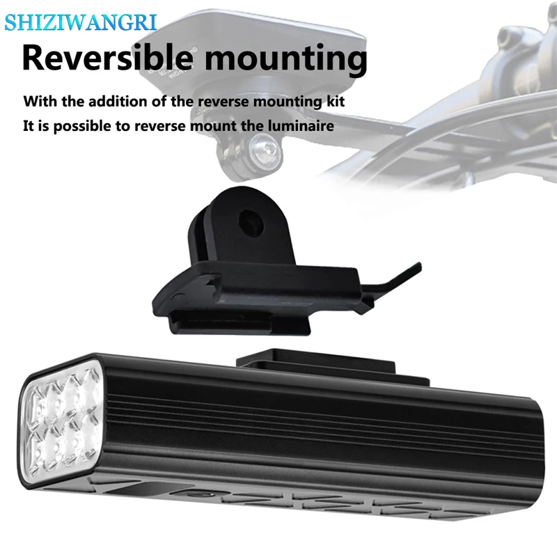 10000Mah Bike Light Alluminio Lift Headlight 5000Lm Potente Flash Usb Ricaricabile Led Bike Headlight Accessori Per Il Ciclismo