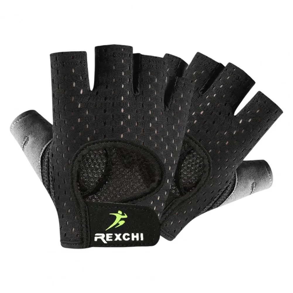 Mezze Dita Ciclismo Guanti Da Bici Donna Uomo Sollevamento Pesi Guanti Da Ciclismo All'Aperto Yoga Fitness Ciclismo Bici Guanti Unisex Decor