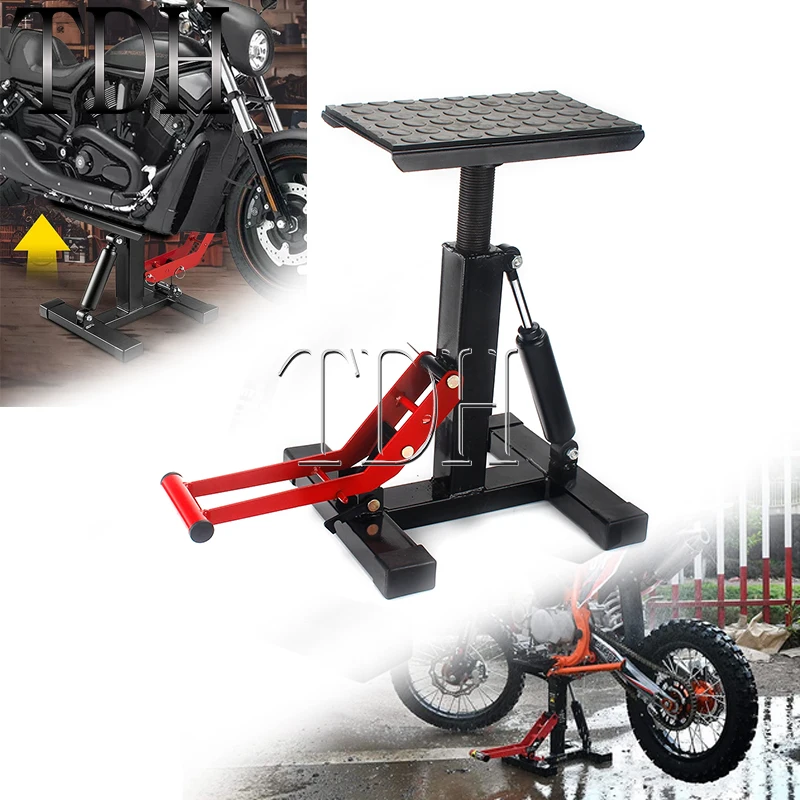 150Kg Regolabile Motocross Ascensore Stand Riparazione Tavolo Tavolo Fase Di Riparazione Per Dirk Bike Touring Off-Road Street Bike Repair Rack