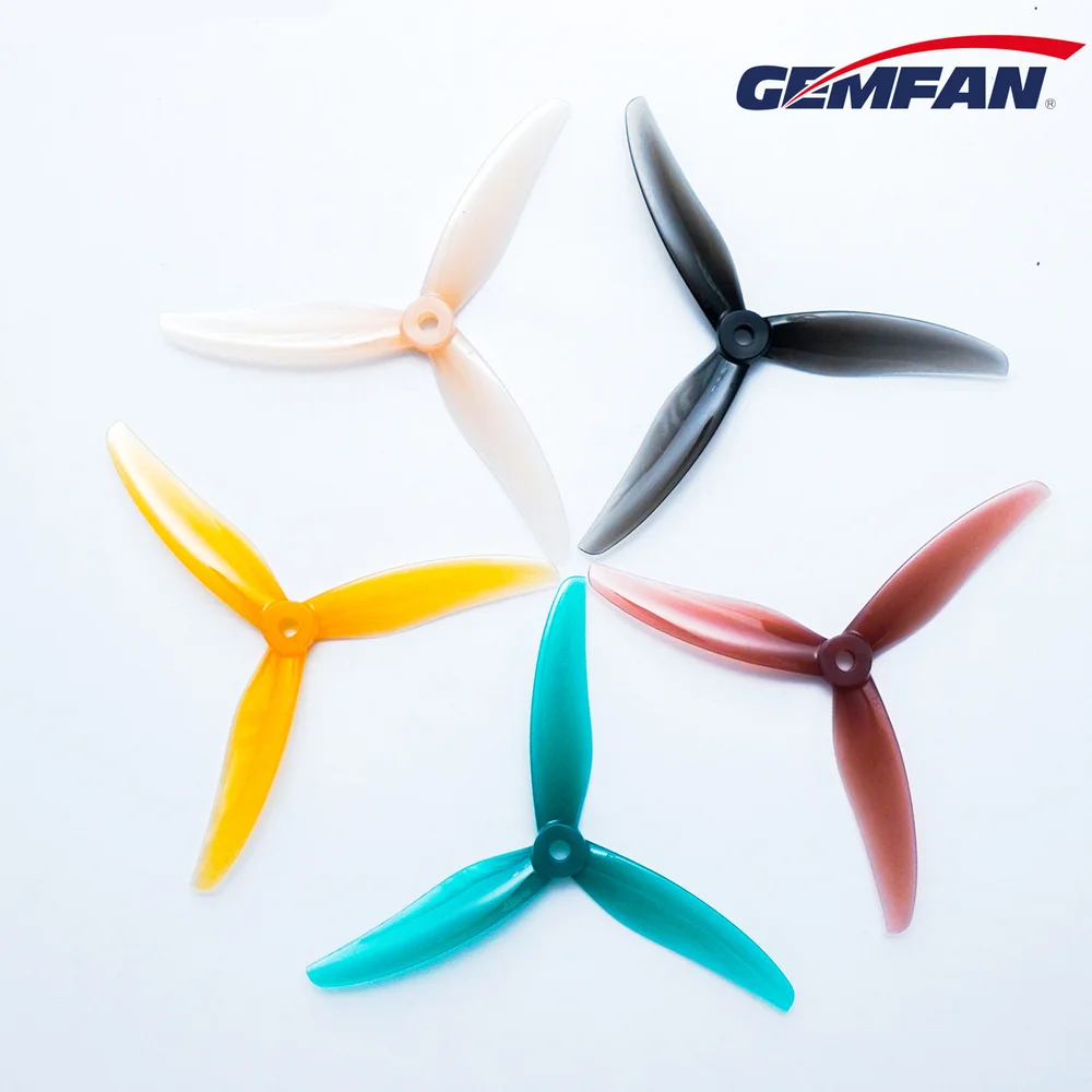 10 Paia (10Cw + 10Ccw) Gemfan Freestyle 3S F3S 5130 5.1 X3X3 5130 Elica Per Pc A 3 Pale Per Rc Fpv Freestyle 5 Pollici Drone Parti Fai Da Te