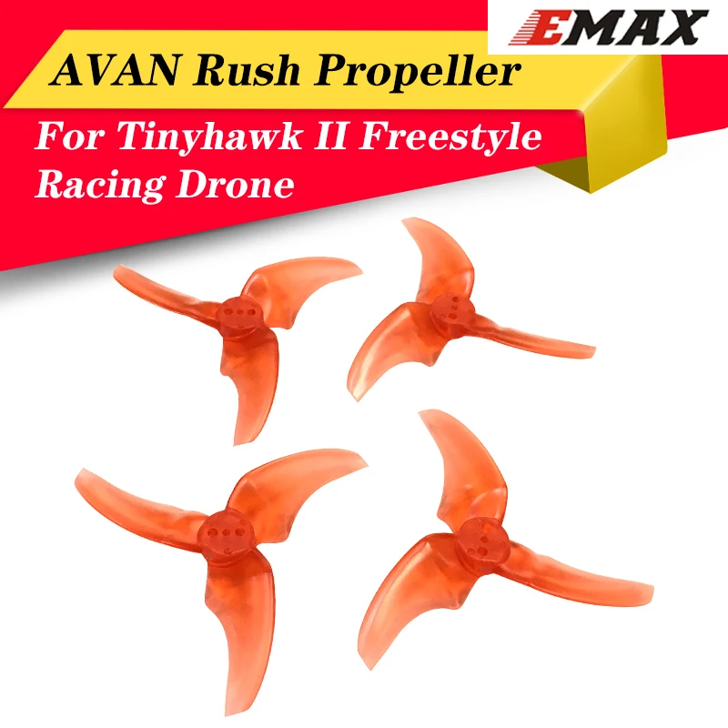 Vendita Calda 2 Coppie Emax Avan Rush 2.5 Pollici 3 Pale Cw Ccw Elica Per Fpv Racing Drone Multi Rotore Emax Tinyhawk Ii Freestyle