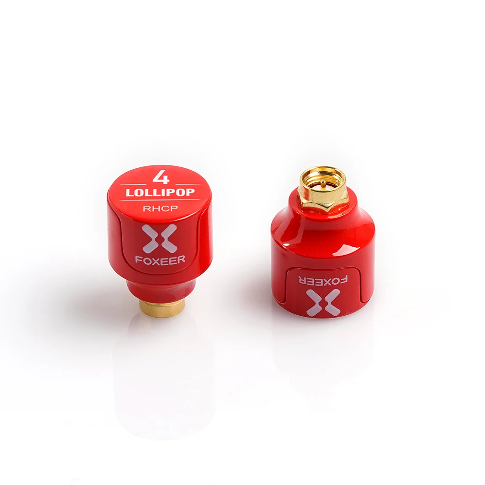 2 Pz Foxeer Lollipop 4 Stubby 5.8G 2.6Dbi Omni Fpv Antenna Lhcp Rhcp Sma Rp-Sma Per Rc Fpv Freestyle Monitor Goggle Parti Fai Da Te