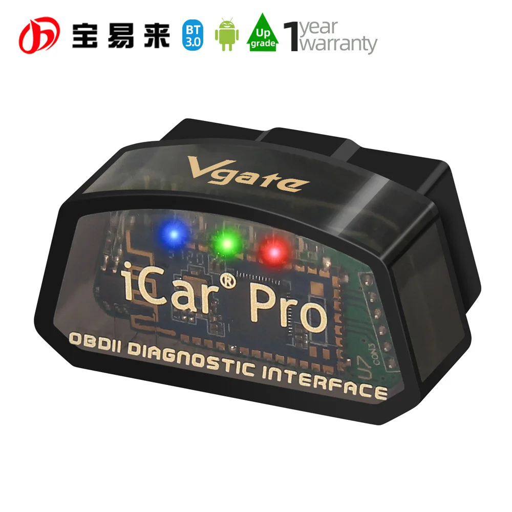 Scanner Obd Bluetooth Vgate Icar Pro 3.0 3 Pezzi