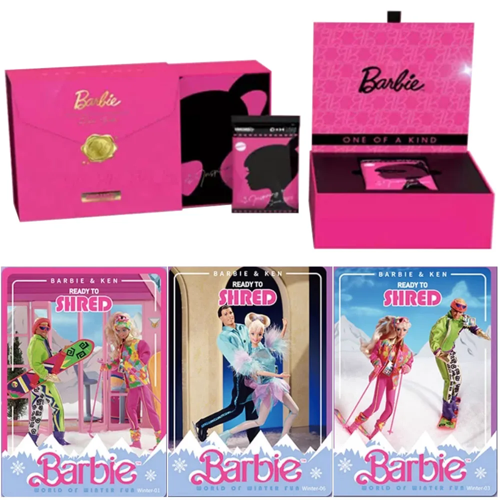 Carte Serie Barbie Pink Festival Barbara Millicent Sacco Principessa Elsa Girls Toy Gift Collection Card