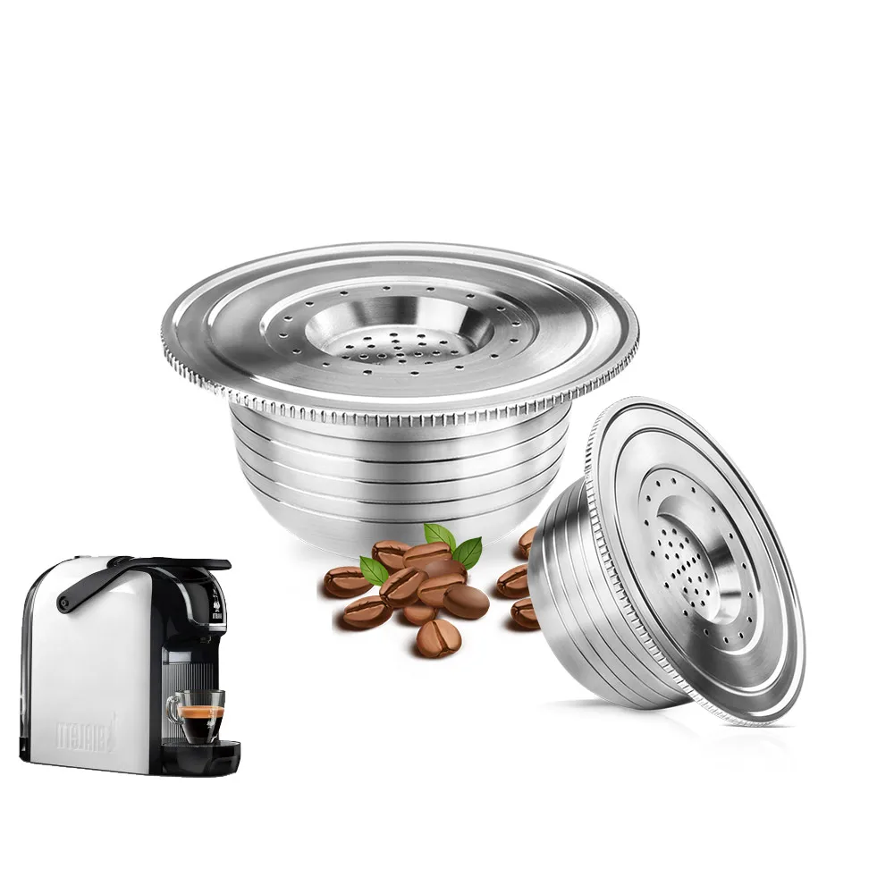 Icafilas Capsula Di Caffè Riutilizzabile Per Bialetti Maker Filtri Riutilizzabili In Acciaio Inossidabile Cafe Pod Crema Tazza Da 40Ml